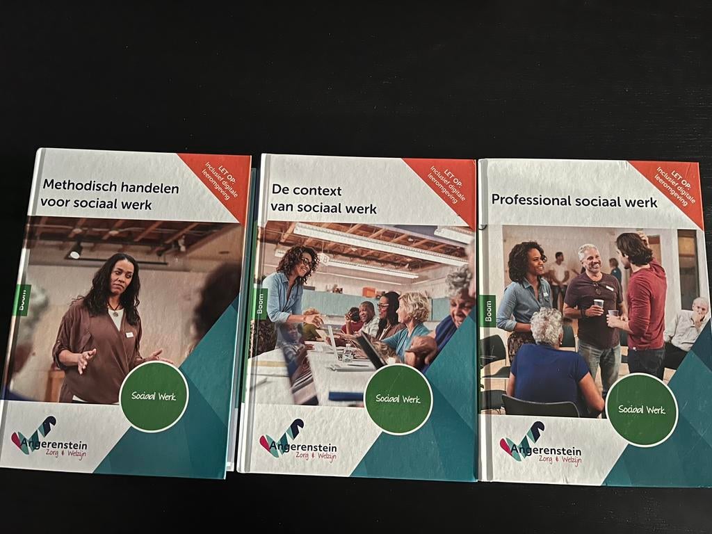 MBO niveau 4 sociaal werk studieboeken, Ophalen of Verzenden