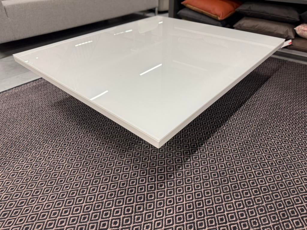 Showmodel Beek S7 Salontafel Glad wit Design Tafel 140x120, 100 tot 150 cm, Minder dan 50 cm, 50 tot 100 cm, Ophalen of Verzenden