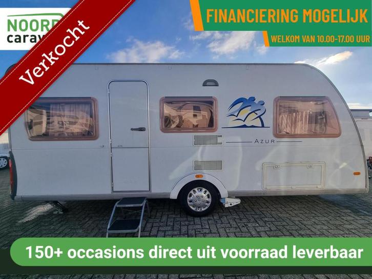 KNAUS AZUR 500 MOVER + ENKELE BEDDEN + VOORTENT + LUIFEL, Caravans en Kamperen, Caravans, Bedrijf, tot en met 4, 1000 - 1250 kg
