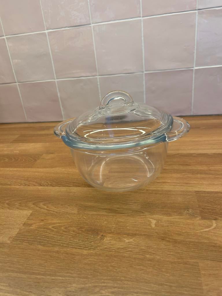 Glazen Ovenschaal met Deksel - Zo Goed als Nieuw, Huis en Inrichting, Ophalen of Verzenden, Zo goed als nieuw, Overige merken
