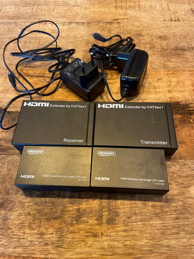 HDMI Extender by CAT5ex1 Eminent Business Line, Ophalen of Verzenden, Gebruikt, 10 meter of meer, HDMI-kabel