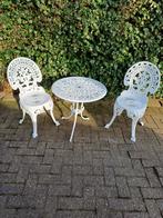 Gietijzeren tuinset., Tuin en Terras, Tuinsets en Loungesets, Ophalen, Gebruikt, Overige materialen, 2 zitplaatsen