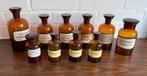Een set antieke apothekerspotten, Antiek en Kunst, Curiosa en Brocante, Ophalen of Verzenden