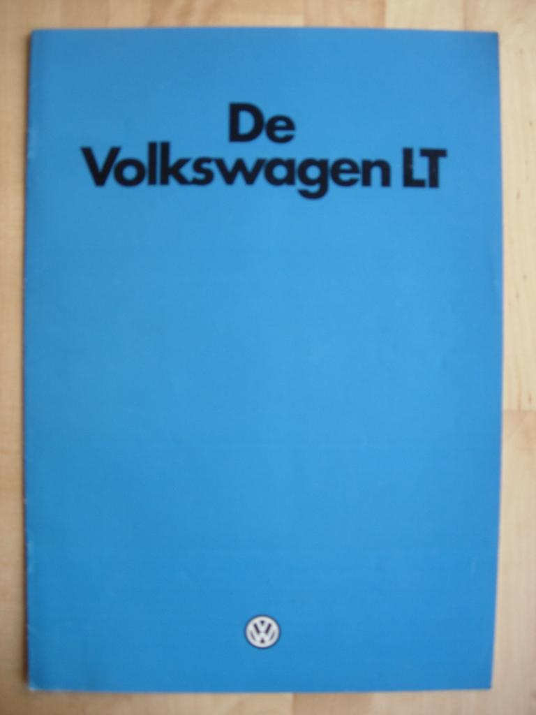 Volkswagen LT Brochure 1980 VW, Volkswagen, Verzenden, Zo goed als nieuw, Volkswagen