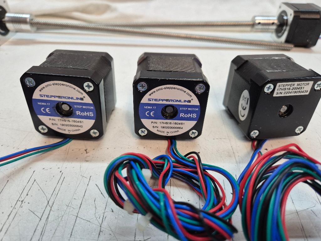 Stappenmotors steppenonline voor 3D printer o.a Prusa, Ophalen of Verzenden, Zo goed als nieuw, Filament