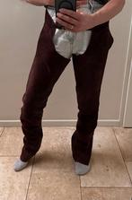 chaps donker bruin echt suede leer maat S, Gebruikt, Dames, Overige typen, Ophalen of Verzenden