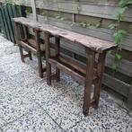 Landelijke sidetable 240x20x70 cm (2 losse delen), Ophalen, Landelijk, Minder dan 25 cm, Rechthoekig