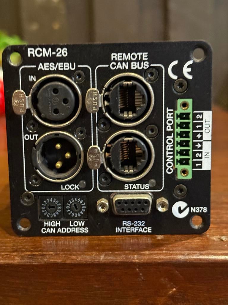 RCA 26 Module - AES/EBU, Remote CAN Bus, RS-232 Interface, Muziek en Instrumenten, Ophalen of Verzenden, Gebruikt, Minder dan 50 watt