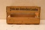 Houten krat met tekst 46727