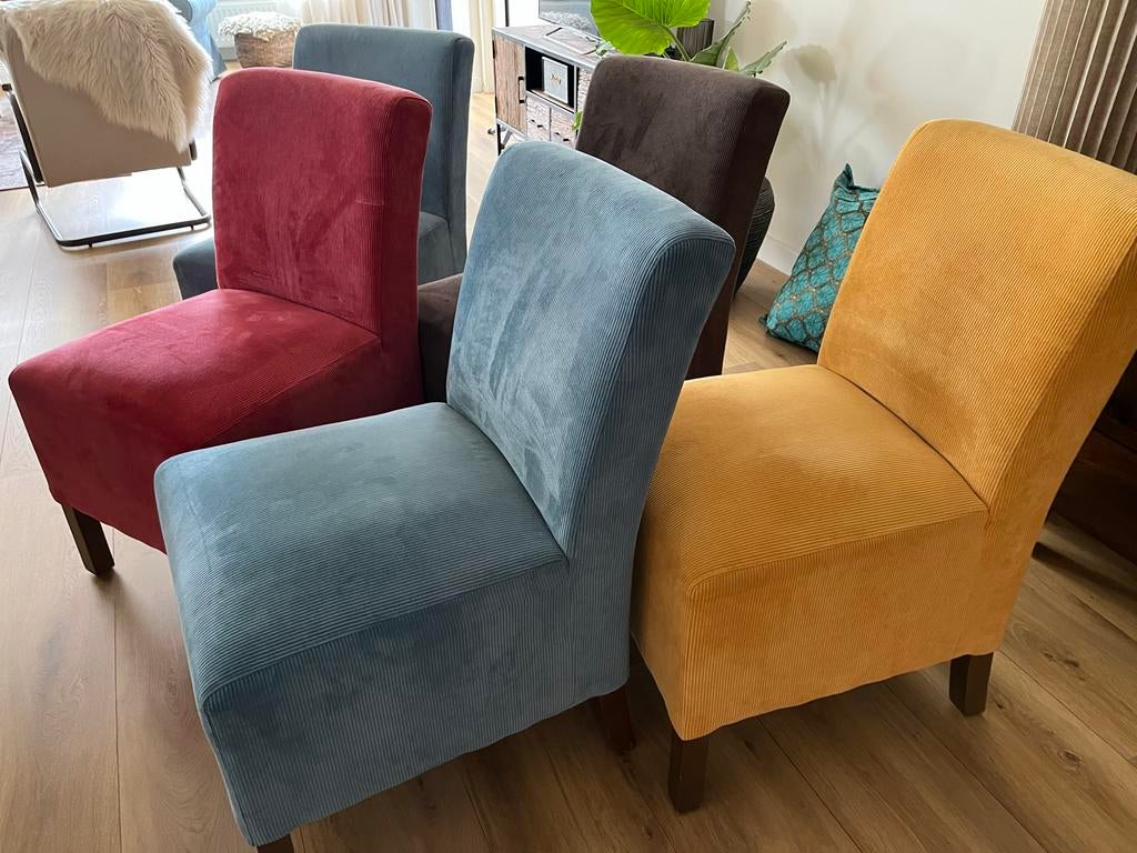 Eetkamerstoelen, Huis en Inrichting, Ophalen, Gebruikt, Overige kleuren, Tijdloos