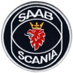 Saab Scania stoffen opstrijk patch embleem #3, Ophalen of Verzenden, Nieuw, Auto's