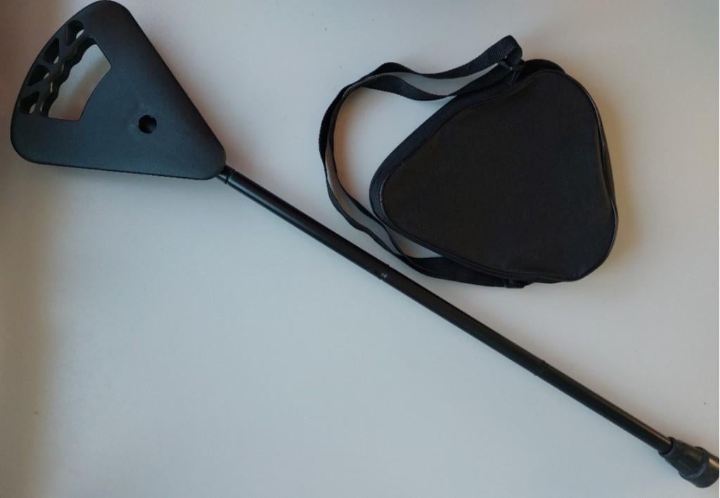 FlipStick Opvouwbare wandelstok met zitje, Ophalen of Verzenden, Opvouwbaar, Zo goed als nieuw