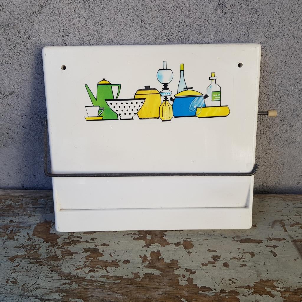 Heel erg jaren 60 Keukenrolhouder, Ophalen of Verzenden