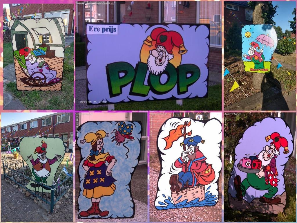 Straatversiering Kabouter Plop te huur, Ophalen, Overige