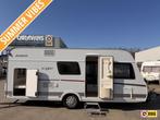 Dethleffs C'Go 495 QSK 1700KG + Stapelbed + volauto mover, Caravans en Kamperen, Caravans, Dwarsbed, Bedrijf, Treinzit, Schokbreker
