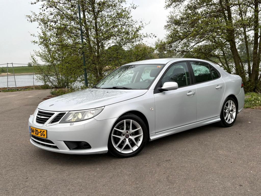Saab 9-3 Sport Sedan 1.8t Vector Xenon Leder Cruise StoelVW, Auto's, Saab, 13 km/l, Gebruikt, Zwart, 4 cilinders