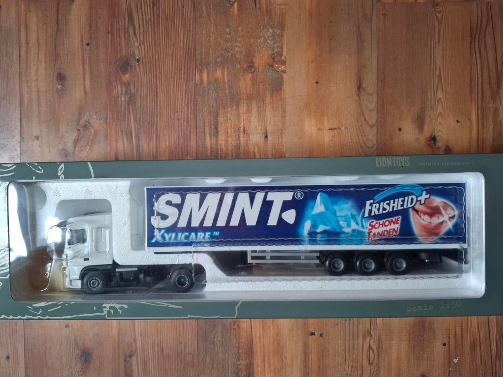 Lion Toys Smint Vrachtwagenmodel - Schaal 1:50, Ophalen of Verzenden, Nieuw, Overige merken