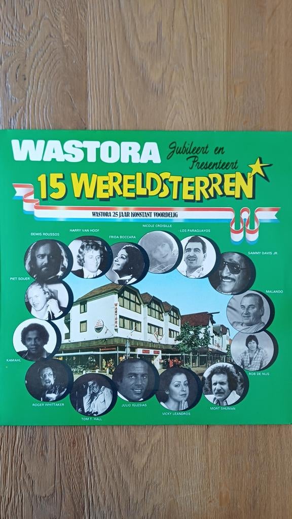 Wastora Jubileert en Presenteert: 15 Wereldsterren LP, Cd's en Dvd's, Vinyl | Verzamelalbums, Ophalen of Verzenden, 1970 - 1979