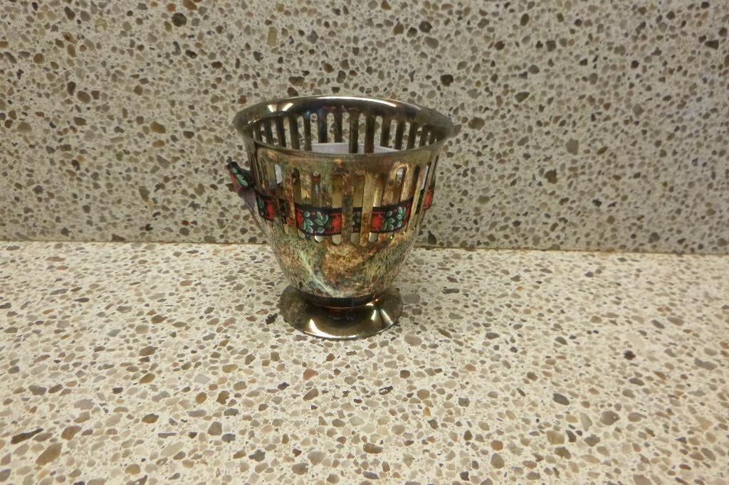 mooie retro lepelbeker, Ophalen of Verzenden, Huis en Inrichting