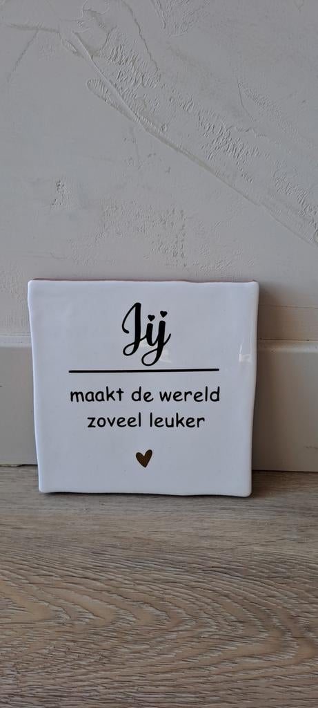 Tegeltje Jij, Ophalen of Verzenden