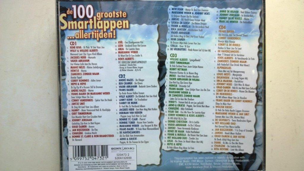 De 100 Grootste Smartlappen...allertijden!, Ophalen of Verzenden, Zo goed als nieuw, Nederlandstalig