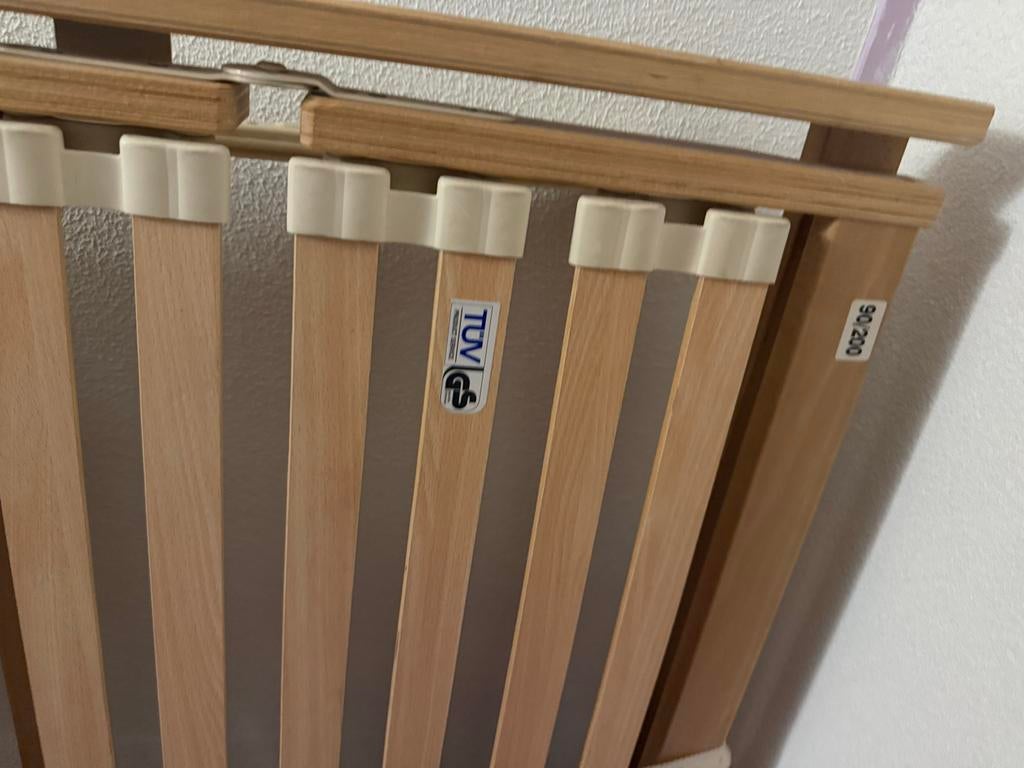 Bedbodem 90x200 elektrische hoofd en voetsteun, Ophalen, Gebruikt, 90 cm, Eenpersoons