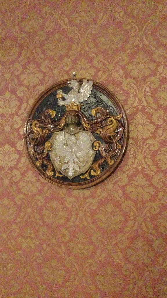 Groot moeder bord majolica van boek drukkerij 50cm rond, Ophalen of Verzenden