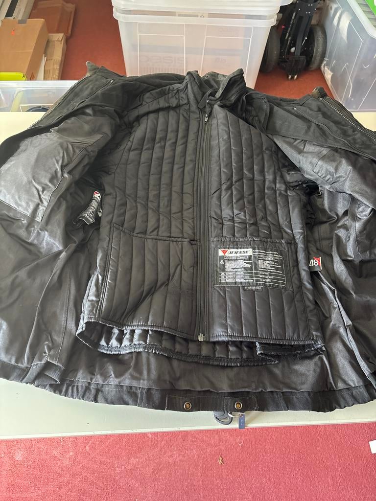 Dainese Motorjas met binnenjas - Maat 48, Motoren, Ophalen, Tweedehands, Heren, Jas | textiel