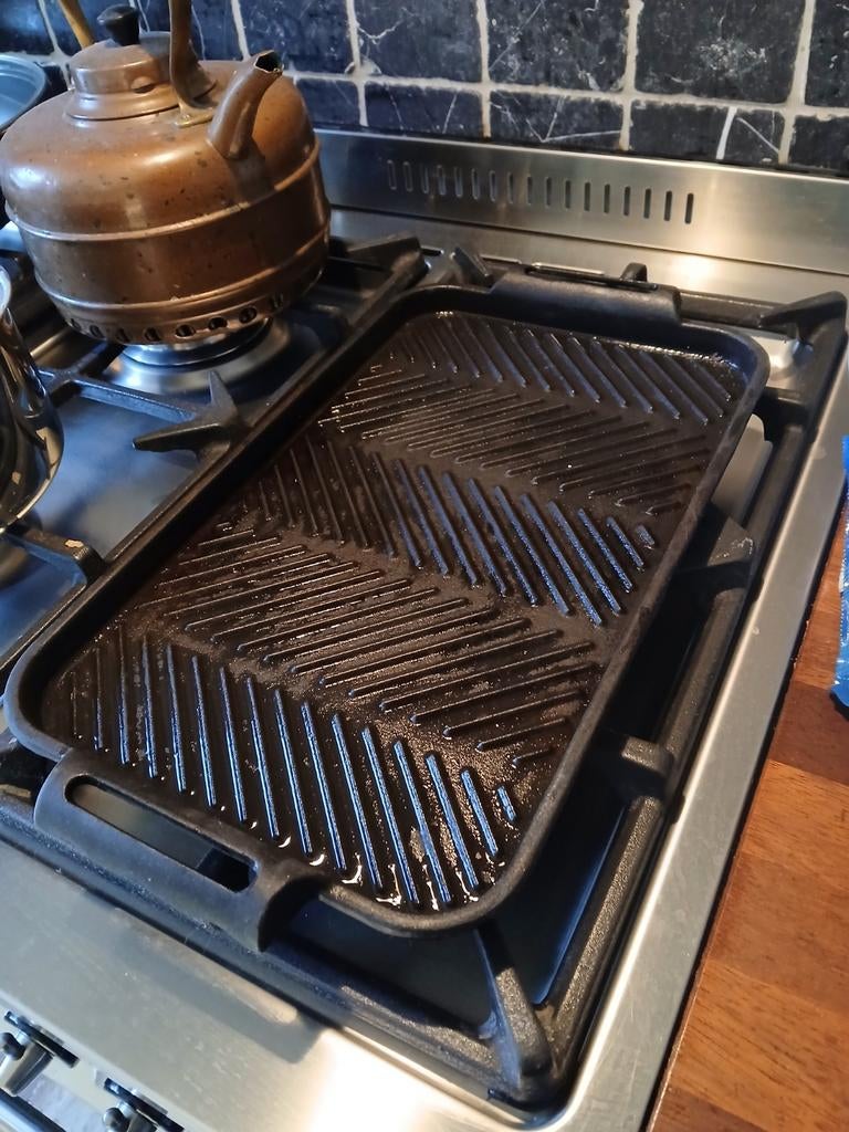 Gietijzeren bakplaat, Ophalen of Verzenden, Gietijzer, Koekenpan of Braadpan