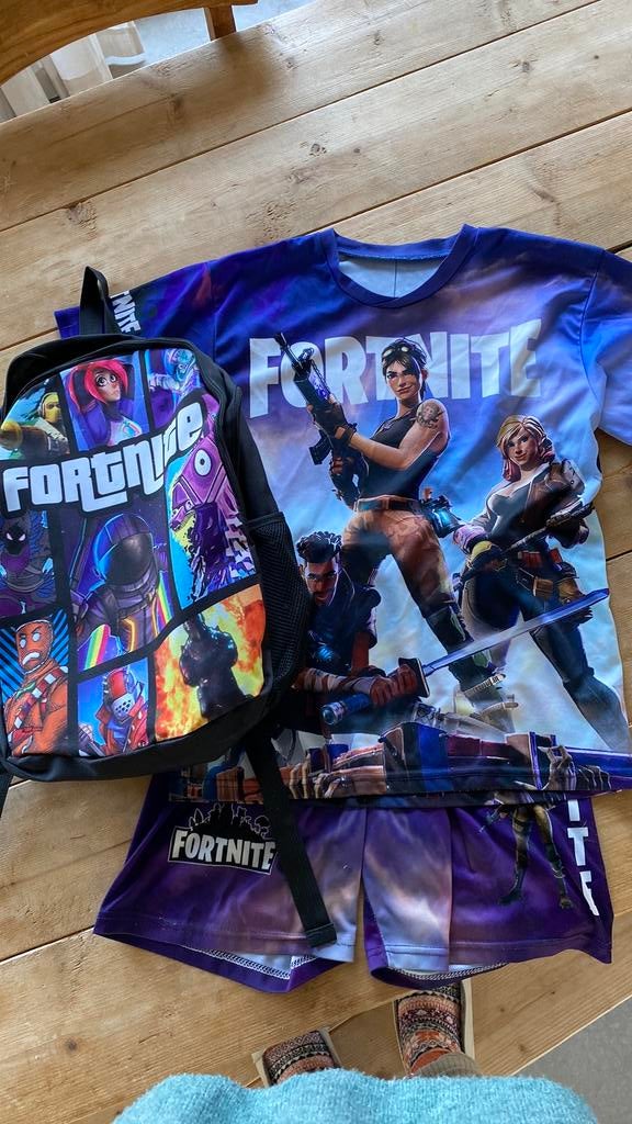 Fortnite rugzak en sportkleding, Ophalen of Verzenden, Zo goed als nieuw, Overige merken
