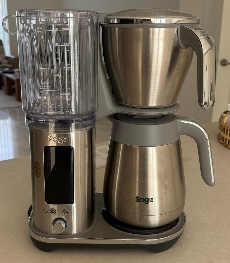 Sage Luxe Brewer koffieapparaat, Witgoed en Apparatuur, Koffiezetapparaten, Ophalen, Afneembaar waterreservoir, Gemalen koffie