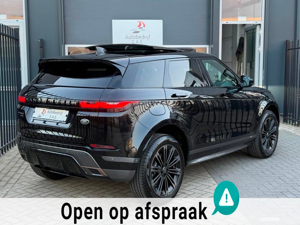 Land Rover Range Rover Evoque 1.5 P300e AWD R-Dynamic SE PAN, 309 pk, Euro 6, Zwart, Bedrijf