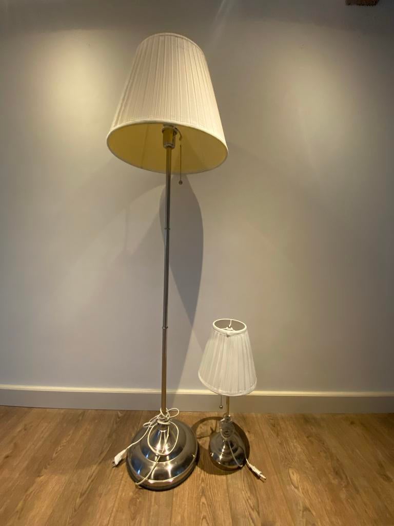 IKEA lampen met verwisselbare kap, Ophalen, Gebruikt, Metaal, 150 tot 200 cm