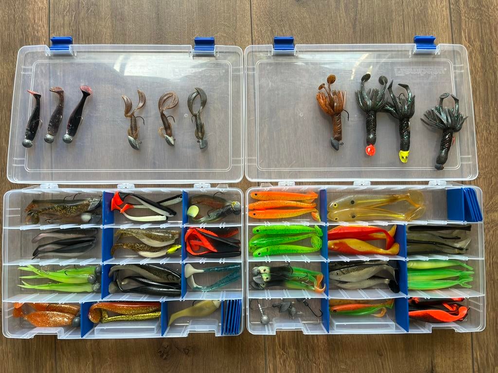 2 x Flambeau tacklebox met kunstaas, Ophalen of Verzenden