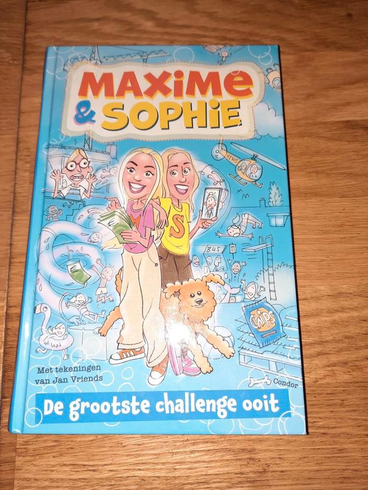 Maxime & Sophie: De grootste challenge ooit, Boeken, Kinderboeken | Jeugd | onder 10 jaar, Zo goed als nieuw, Fictie algemeen