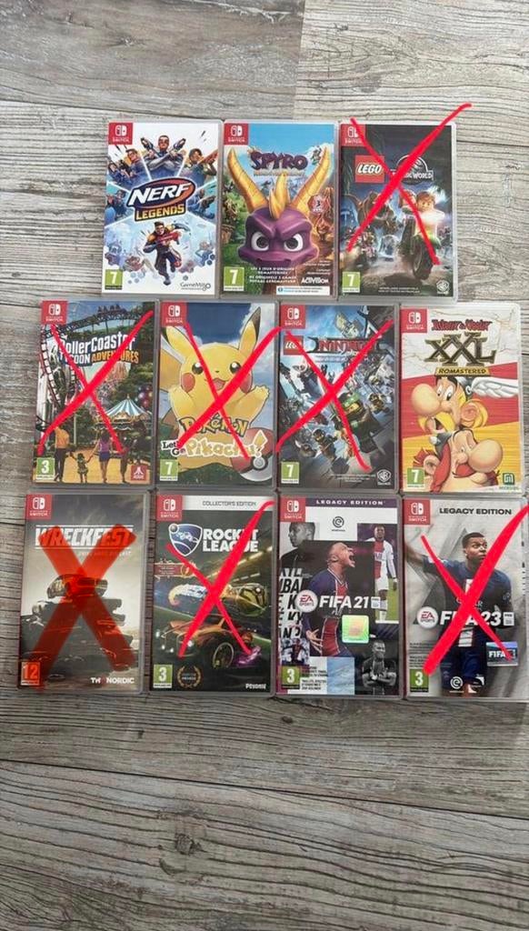 Nintendo Switch Games - Diverse Collectie, Spelcomputers en Games, Games | Nintendo Switch, Gebruikt, Overige genres, Eén computer