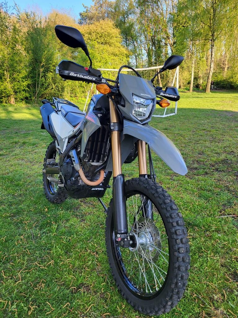 Honda CRF300L (2024) Swift Gray, Full Öhlins & Andreani 80kg, Particulier, Enduro, Minimaal motorrijbewijs A2, Handgeschakeld