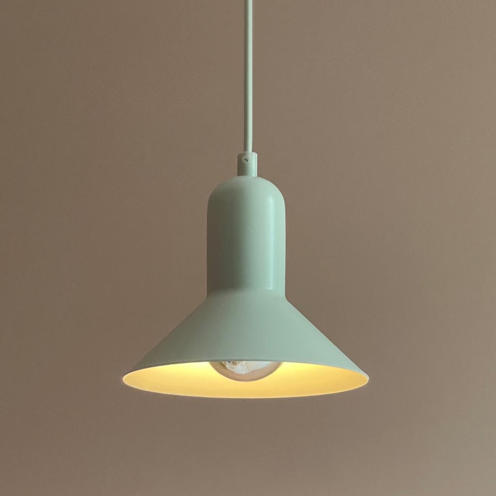 vintage Deens Design Mid Century LAMP wit metaal Confetti, Ophalen of Verzenden, Huis en Inrichting