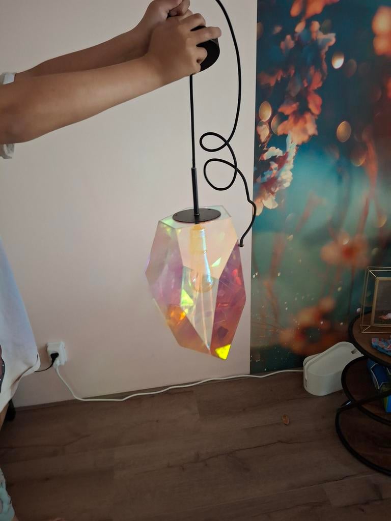 Bold monkey, diamond dear hanglamp, holografisch, Ophalen, Zo goed als nieuw, Kunststof, Minder dan 50 cm
