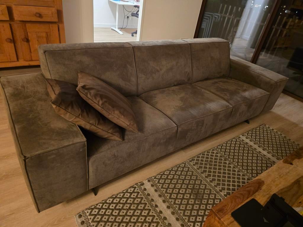 Gratis Montel Bank (2 jaar jong), Huis en Inrichting, Banken | Bankstellen, Ophalen, Gebruikt, 75 tot 100 cm, Stof