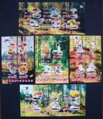 - 653 - 5 Blokken met Champignons. 24 zegels., Verzenden, Gestempeld, Dier of Natuur