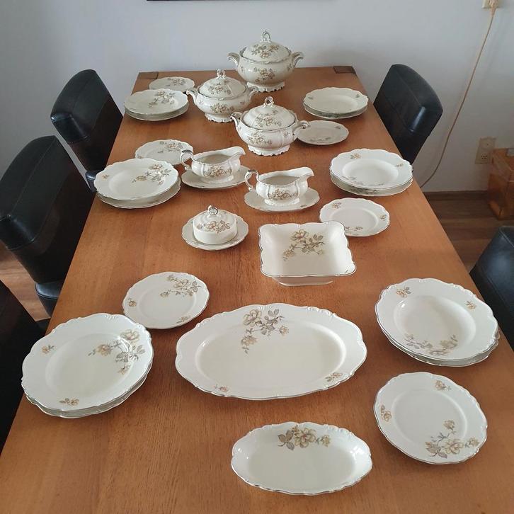 Edelstein Bavaria Maria Theresia 6 persoons eetservies, Antiek en Kunst, Antiek | Servies compleet, Ophalen