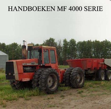 Handboeken MF 4800 4840 4880 4900, Ophalen of Verzenden, Nieuw, Tractor en Landbouw
