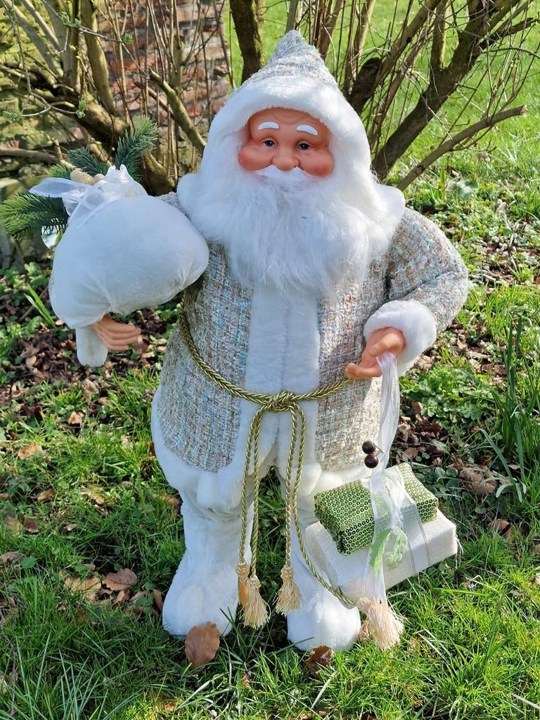 Kerstman, etalagepop 90cm. Hoog, Ophalen