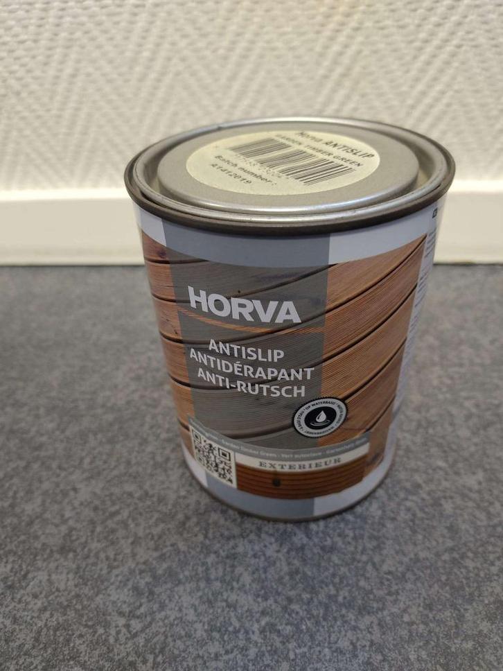 Horva antislip olie tuinhout groen, Tuin en Terras, Terrasdelen en Vlonders, Nieuw, Overige materialen, Ophalen of Verzenden