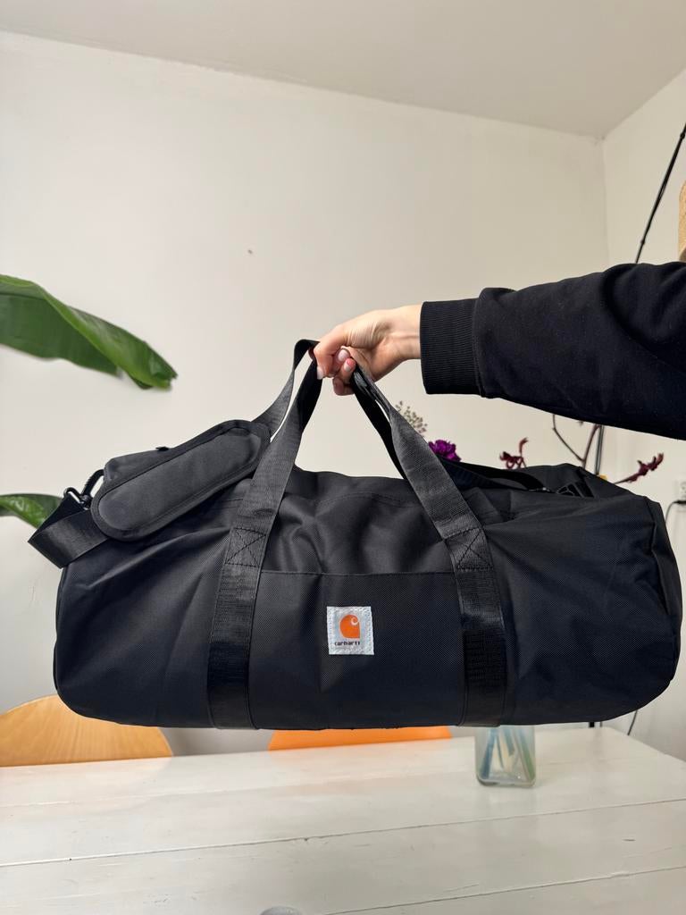 Carhartt Grote Gymtas - Zwart, Stevig & Ruim, Sieraden, Tassen en Uiterlijk, Ophalen of Verzenden, Zo goed als nieuw, Unisex volwassen