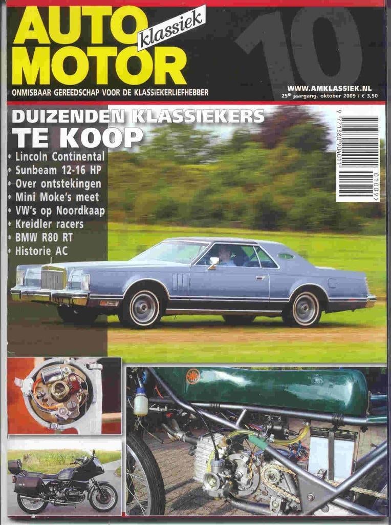 Auto Motor Klassiek 10 2009 Lincoln, Sunbeam 12-16hp, Moke, Ophalen of Verzenden, Nieuw, Overige merken