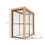 Volière Aluminium Olivia, Dieren en Toebehoren, Vogels | Hokken en Kooien, Ophalen of Verzenden, Nieuw, Aluminium, Volière