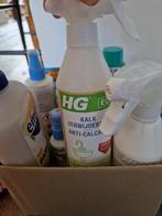 Assortiment schoonmaakmiddelen, Ophalen