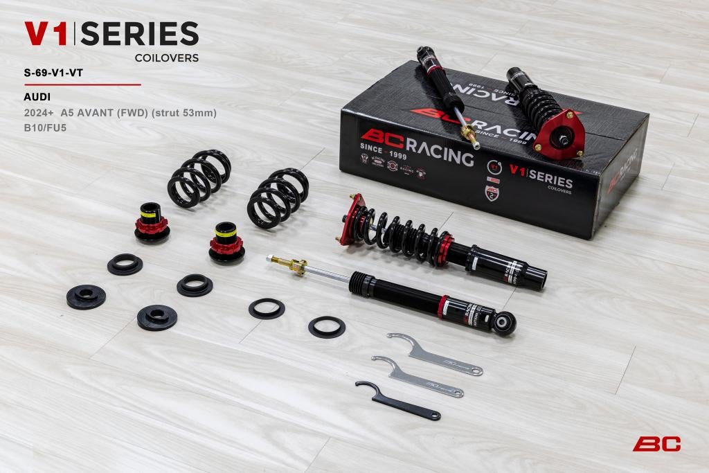 BC Racing schroefset verlaging - Audi A5 Avant FWD B10 24+, Ophalen of Verzenden